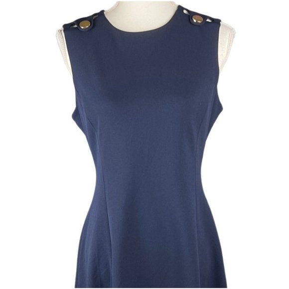 Calvin Klein Sleeveless Fit & Flare Casual Dress - Picture 2 of 10